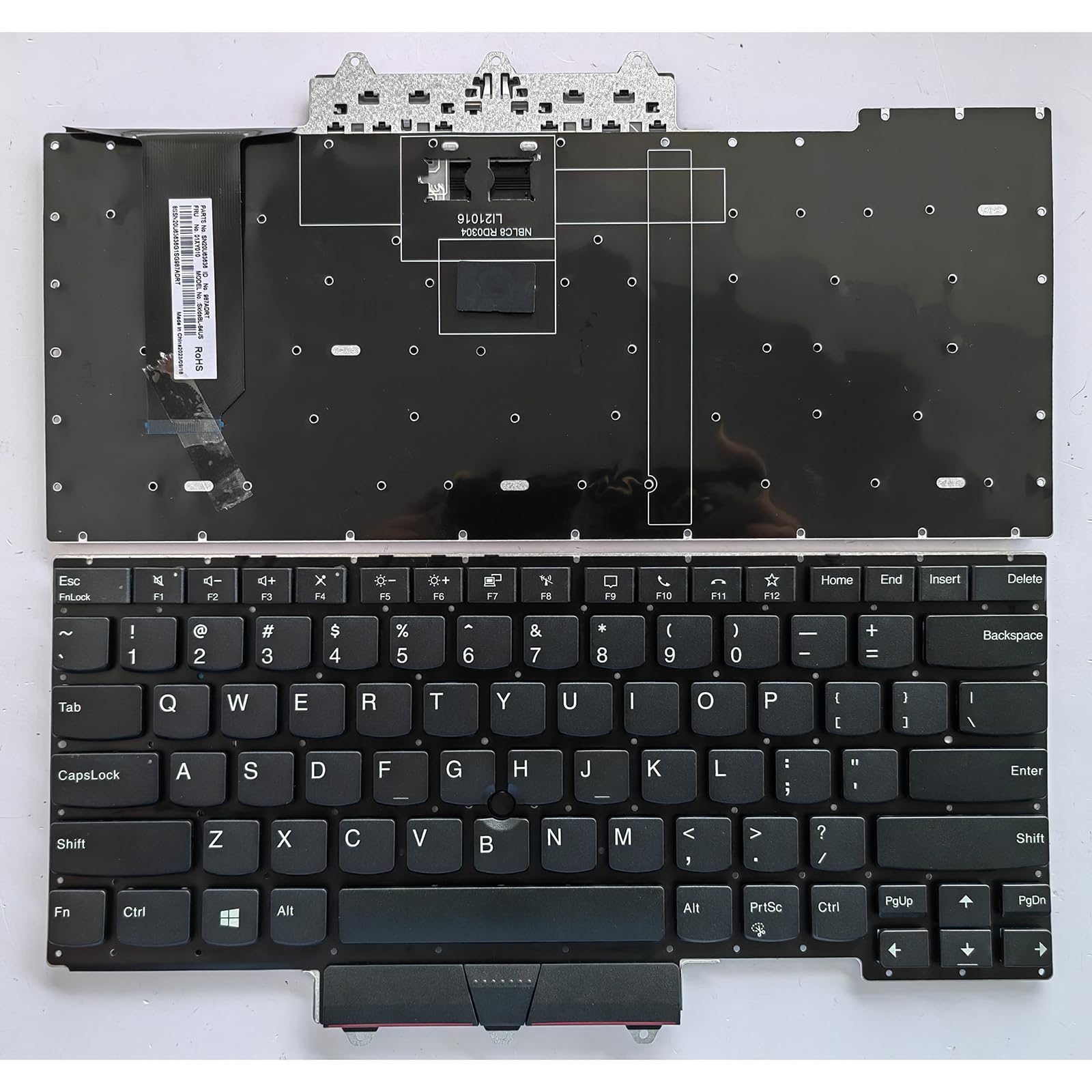 Amazon | Tiugochr ノートパソコン交換用USレイアウトキーボード